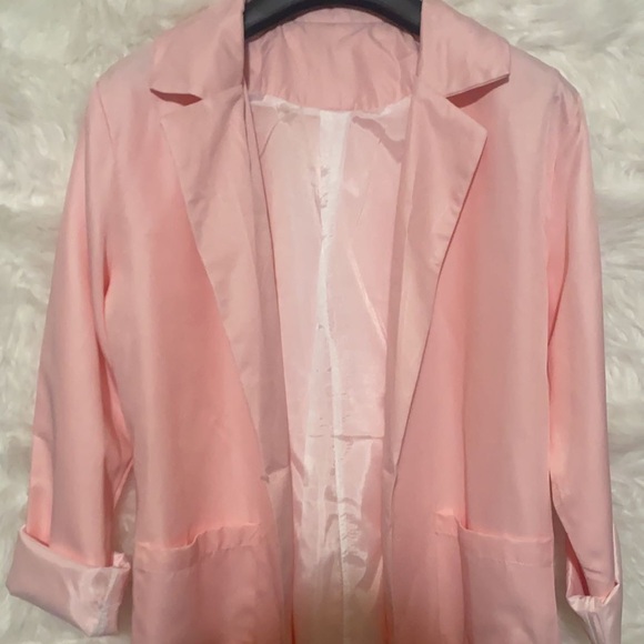 Light Pink Essential Blazer - Picture 3 of 3